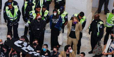 Вільям Бернс - Против поддержки Израиля. Полиция арестовала более 300 протестующих в Капитолии США - nv.ua - Израиль - Палестина - Сша - Вашингтон - Украина - Хамас