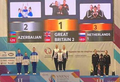 Азербайджанские гимнастки завоевали серебряную медаль на чемпионате Европы - trend.az - Азербайджан - Болгария - Варна - Европы