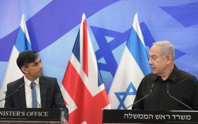 Беньямин Нетаньяху - Риши Сунак - Нетаньяху назвал одну из целей атаки ХАМАС - korrespondent.net - Израиль - Палестина - Сша - Украина - Лондон - Англия - Марокко - Эмираты - Судан - Бахрейн - Хамас - Из