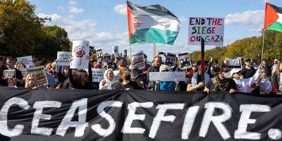 Джон Байден - Сотни человек арестованы на еврейском антивоенном митинге в Вашингтоне - detaly.co.il - Израиль - Сша - Вашингтон - Вашингтон - Хамас