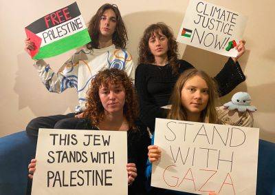 Грета Тунберг - Грета Тунберг поддержала палестинцев и сектор Газа - vinegret.cz - Палестина - Чехия - Газа