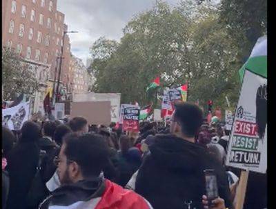 В Лондоне провели многотысячный пропалестинский марш - mignews.net - Палестина - Лондон - London