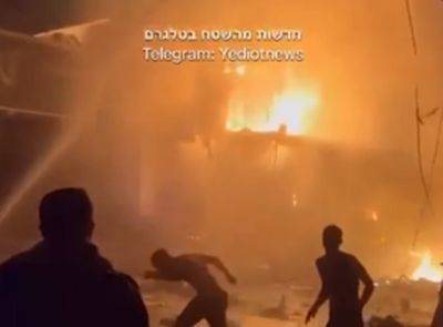 СМИ: взрыв на рынке в лагере беженцев Нусейрат в Газе - mignews.net - Израиль