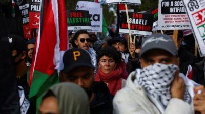 Во Франции и Нидерландах прошли массовые акции в поддержку Палестины - ru.slovoidilo.ua - Израиль - Палестина - Украина - Франция - Голландия - Париж - Амстердам