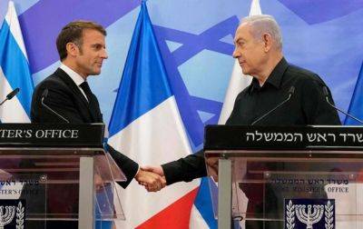 Биньямин Нетаньяху - Эмманюэль Макрон - Макрон предложил задействовать коалицию против ИГ в борьбе с ХАМАС - korrespondent.net - Израиль - Сирия - Ирак - Украина - Франция - Игил - Хамас