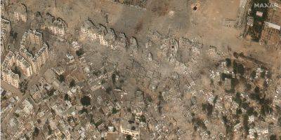 Maxar показала масштабы разрушений в секторе Газа — спутниковые фото - nv.ua - Израиль - Сша - Украина - Хамас - Газа