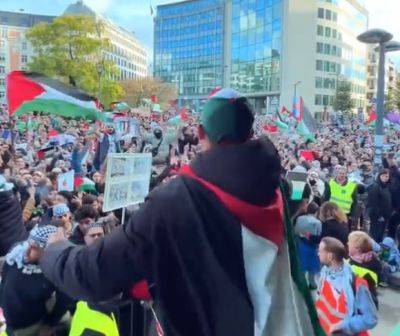 В Брюсселе сторонники Палестины провели демонстрацию - mignews.net - Палестина - Евросоюз - Брюссель