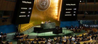 Узбекистан поддержал резолюцию ООН с призывом защитить мирное население Газы и установить режим гуманитарного прекращения огня - podrobno.uz - Израиль - Палестина - Россия - Сша - Англия - Узбекистан - Ташкент