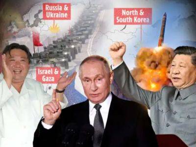 Си Цзиньпин - Мир готов к взрыву: как путин, Си Цзиньпин и Ким могут использовать «дымовую завесу» израильского кризиса как «приглашение» развязать АД и продвигать «Новый Мировой Порядок» — The Sun - nikk.agency - Израиль - Россия - Китай - Кндр