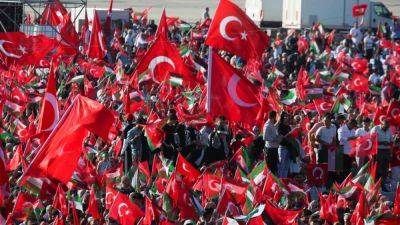 Эли Коэн - Реджеп Эрдоган - Израиль отозвал дипломатов из Турции после митинга с Эрдоганом в поддержку Газы - svoboda.org - Израиль - Турция - Стамбул - Президент - Из