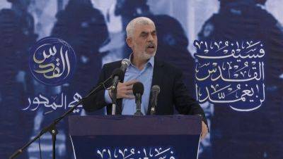 Даниэль Хагари - Главарь ХАМАСа в секторе Газа Ихья Синуар заявил, что готов обменять всех заложников - 9tv.co.il - Израиль - Газа