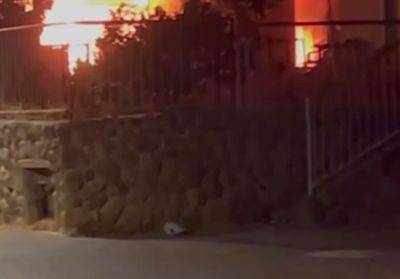 Попадание в Кирьят-Шмоне: вспыхнул пожар - mignews.net