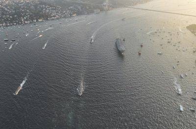 В Турции прошел крупнейший в истории страны парад военных кораблей - unn.com.ua - Израиль - Украина - Турция - Стамбул - Киев
