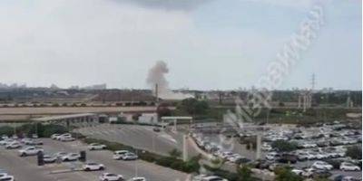 Нападение на Израиль: появилось видео падения ракеты возле аэропорта Бен-Гурион - nv.ua - Израиль - Тель-Авив - Украина - Хамас - Видео