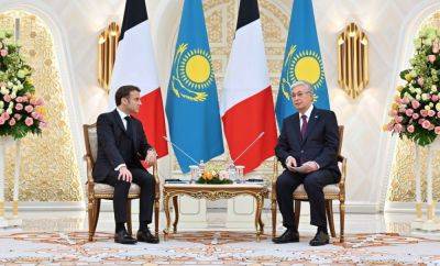 Касым-Жомарт Токаев - Эмманюэль Макрон - Франция является ключевым партнером Казахстана в ЕС - Токаев - trend.az - Евросоюз - Франция - Казахстан - Астана - Президент