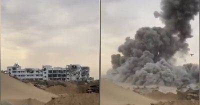 Спустя 2 дня после захвата: ЦАХАЛ подорвал парламент ХАМАС в Секторе Газа, — СМИ (видео) - focus.ua - Израиль - Украина - Хамас - Газа - Видео