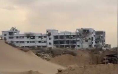 Подрыв здания "парламента" в Газе засняли на видео - mignews.net - Видео