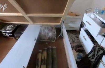 Бойцы ЦАХАЛ обнаружили ракеты ХАМАС, хранящиеся в детской кроватке - nashe.orbita.co.il - Палестина