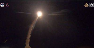 Момент перехвата ракеты над Эйлатом засняли на видео - mignews.net - Израиль - Иран - Йемен - Видео - Над