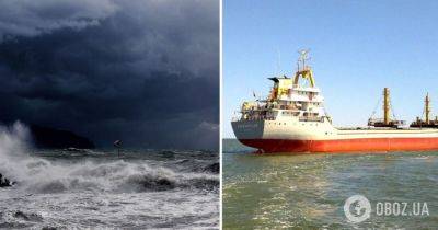 Судно с экипажем исчезло в Черном море из-за шторма - obozrevatel.com - Израиль - Иран - Камерун - Turkey - Одесса - Из
