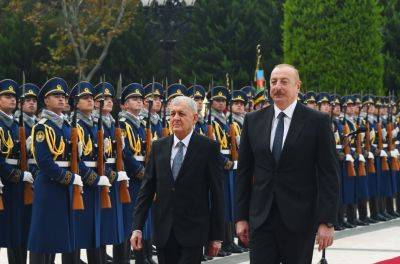 Абдель Латифа - Джамал Рашид - В Баку состоялась официальная церемония встречи президента Ирака (ФОТО) - trend.az - Ирак - Азербайджан - Президент
