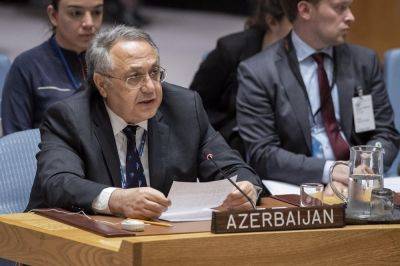 Яшар Алиев - Постпред Азербайджана при ООН выступил в дискуссиях в Совбезе ООН (ФОТО) - trend.az - Китай - Армения - Азербайджан