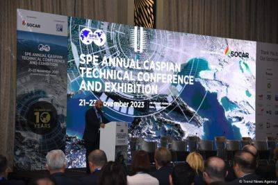 В Баку стартовала Каспийская техническая конференция SPE (ФОТО) - trend.az - Азербайджан