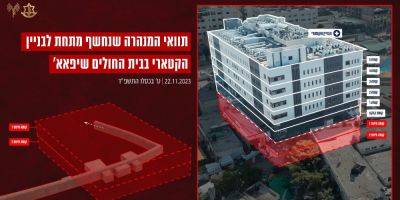 ЦАХАЛ показал новые туннели ХАМАС под больницей Аль-Шифа в Газе - nv.ua - Израиль - Украина - Хамас
