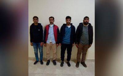 Задержаны четверо пакистанцев, пытавшихся нарушить госграницу Азербайджана - trend.az - Россия - Азербайджан - Пакистан - район Гусарский