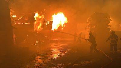 В связи с пожаром на рынке в Баку принимаются необходимые меры - МВД - trend.az - Азербайджан - район Бинагадинский