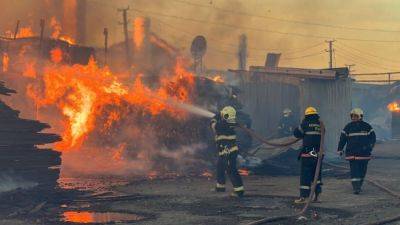 Возбуждено уголовное дело по факту пожара на рынке строительных материалов в Баку - trend.az - Азербайджан - Баку