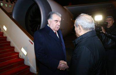 Эмомали Рахмон - Гейдар Алиев - Самир Шарифов - Президент Таджикистана Эмомали Рахмон прибыл в Азербайджан с рабочим визитом (ФОТО) - trend.az - Азербайджан - Таджикистан - Президент