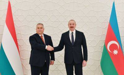 Ильхам Алиев - Виктор Орбан - Президент Ильхам Алиев - Президент Ильхам Алиев встретился с премьер-министром Венгрии (ФОТО/ВИДЕО) - trend.az - Азербайджан - Венгрия - Президент
