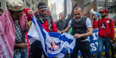 Никита Аронов - Исламисты испортили флаги Израиля в школе - detaly.co.il - Израиль