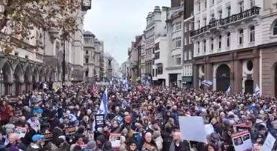 Борис Джонсон - В Лондоне прошла масштабная акция против антисемитизма - mignews.net - Израиль - Лондон - Англия - London