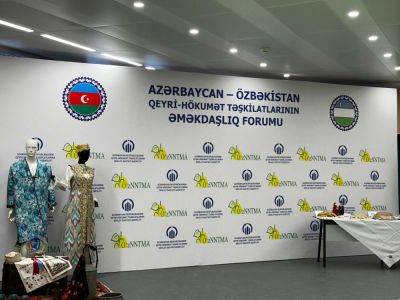 Гейдар Алиев - В Физули проходит форум сотрудничества азербайджано-узбекских НПО (ФОТО) - trend.az - Азербайджан - Узбекистан - Физули