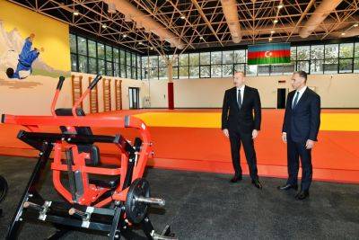 Ильхам Алиев - Рашад Набиев - Президент Ильхам Алиев ознакомился с условиями, созданными в Учено-тренировочном центре для национальных команд по дзюдо (ФОТО) - trend.az - Азербайджан - Президент