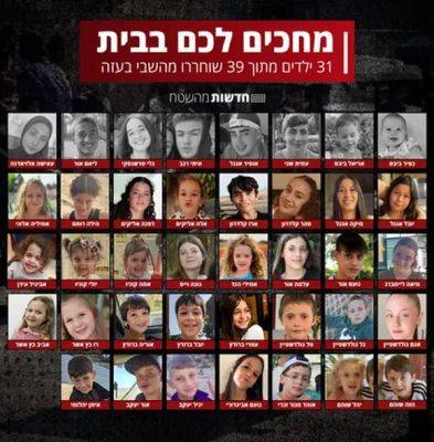 В ЦАХАЛе сказали, сколько детей уже вернулись из плена - mignews.net - Израиль