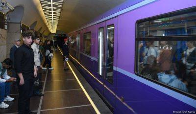 В бакинском метро перевезено рекордное количество пассажиров за день - trend.az - Азербайджан - Баку