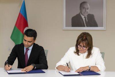 Умайра Тагиева - Мухтар Бабаев - Министерство экологии и природных ресурсов и NEQSOL Holding подписали меморандум о сотрудничестве (ФОТО) - trend.az - Азербайджан