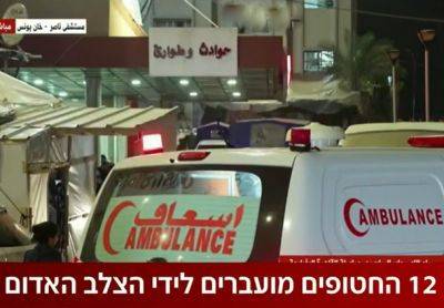 ХАМАС передал заложников Красному Кресту: 5 детей и 5 женщин - nashe.orbita.co.il - Израиль