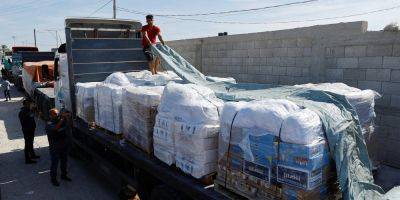 Свыше 100 грузовиков: сектор Газа получил рекордный объем гуманитарной помощи за день - nv.ua - Израиль - Палестина - Египет - Украина - с. 9 Октября - Газа