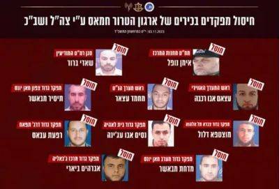 Даниэль Хагари - ЦАХАЛ устранил 10 главарей ХАМАСа - mignews.net - Израиль