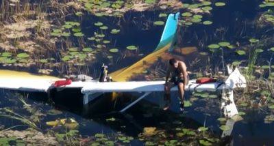 Пилот выжил после авиакатастрофы и 9 часов в болоте с аллигаторами. Видео - mignews.net - Сша - штат Флорида - Видео