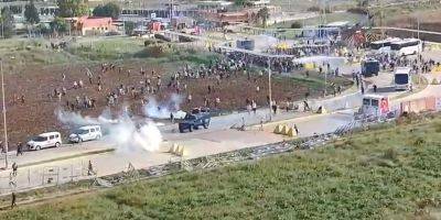 В Турции пропалестинских протестующих разогнали водометами (видео) - detaly.co.il - Израиль - Палестина - Сша - Турция - Видео