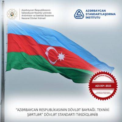 Принят новый стандарт о Государственном флаге Азербайджана - trend.az - Азербайджан