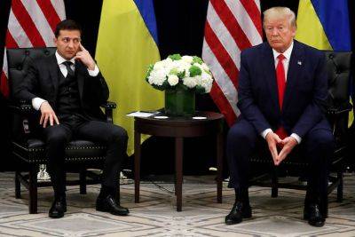 Дональд Трамп - Владимир Зеленский - Трамп отклонил предложение Зеленского посетить Украину - obzor.lt - Россия - Сша - Украина