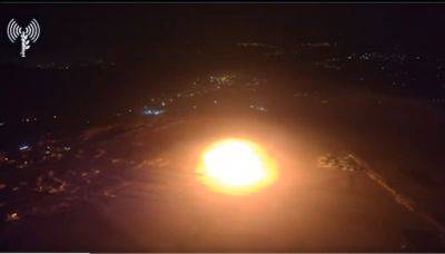 ЦАХАЛ разбомбил оружейный склад "Хизбаллы": видео - mignews.net - Израиль - Ливан - Видео