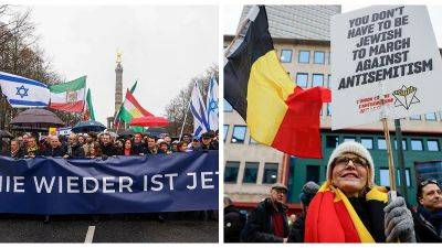 Олаф Шольц - В европейских столицах прошли демонстрации против антисемитизма - ru.euronews.com - Израиль - Германия - Бельгия - Брюссель