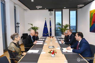 Джейхун Байрамов - Джейхун Байрамов обсудил с представителем ЕС нормализацию отношений между Азербайджаном и Арменией - trend.az - Евросоюз - Армения - Азербайджан - Бельгия - Брюссель